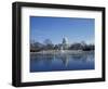 Capitol from across Capitol Reflecting Pool, Washington DC, USA-Michele Molinari-Framed Photographic Print