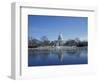 Capitol from across Capitol Reflecting Pool, Washington DC, USA-Michele Molinari-Framed Photographic Print