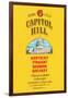 Capitol Hill Kentucky Straight Bourbon Whiskey-null-Framed Art Print