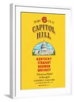 Capitol Hill Kentucky Straight Bourbon Whiskey-null-Framed Art Print