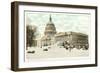 Capitol in Winter, Washington D.C.-null-Framed Art Print