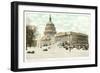 Capitol in Winter, Washington D.C.-null-Framed Art Print