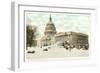 Capitol in Winter, Washington D.C.-null-Framed Art Print