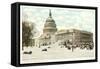 Capitol in Winter, Washington D.C.-null-Framed Stretched Canvas