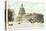 Capitol in Winter, Washington D.C.-null-Stretched Canvas