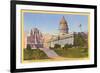 Capitol, Mormon Battalion Monument, Salt Lake City, Utah-null-Framed Art Print