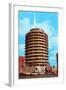 Capitol Records Building, Los Angeles, California-null-Framed Art Print