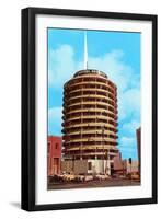 Capitol Records Building, Los Angeles, California-null-Framed Art Print