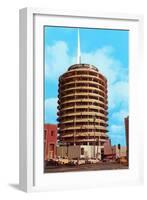 Capitol Records Building, Los Angeles, California-null-Framed Art Print