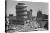 Capitol Records Building on Hollywood Street-Philip Gendreau-Stretched Canvas