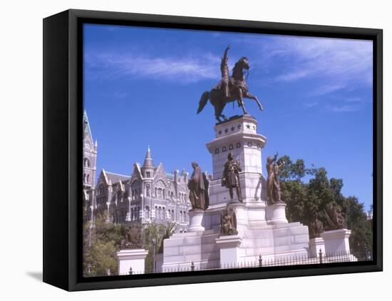 Capitol Square, Richmond, Virginia-Lynn Seldon-Framed Stretched Canvas