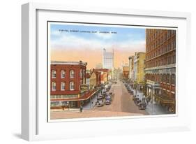 Capitol Street, Jackson, Mississippi-null-Framed Art Print