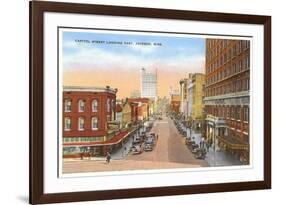 Capitol Street, Jackson, Mississippi-null-Framed Premium Giclee Print