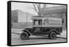 Capitol Towel Service Company Truck in Dc-null-Framed Stretched Canvas