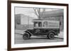 Capitol Towel Service Company Truck in Dc-null-Framed Art Print