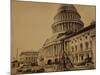 Capitol under Construction, Washington, D.C., c.1863-Andrew J^ Johnson-Mounted Photo