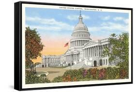 Capitol, Washington, D.C.-null-Framed Stretched Canvas