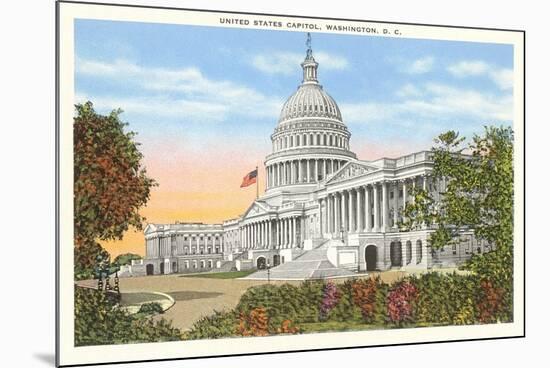 Capitol, Washington, D.C.-null-Mounted Premium Giclee Print