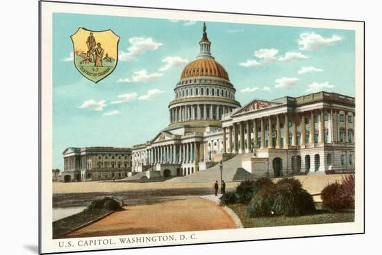 Capitol, Washington D.C.-null-Mounted Premium Giclee Print