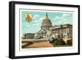 Capitol, Washington D.C.-null-Framed Art Print