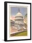 Capitol, Washington D.C.-null-Framed Art Print