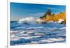 Capitola Cliffs & Waves-John Gavrilis-Framed Photographic Print