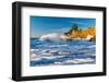 Capitola Cliffs & Waves-John Gavrilis-Framed Photographic Print