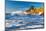 Capitola Cliffs & Waves-John Gavrilis-Mounted Photographic Print