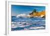 Capitola Cliffs & Waves-John Gavrilis-Framed Photographic Print