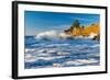 Capitola Cliffs & Waves-John Gavrilis-Framed Photographic Print