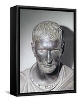 Capitoline Brutus, 4th-3rd Century Bc-Roman-Framed Stretched Canvas