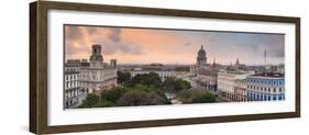 Capitolio and Parque Central, Havana, Cuba-Jon Arnold-Framed Photographic Print