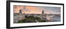 Capitolio and Parque Central, Havana, Cuba-Jon Arnold-Framed Photographic Print