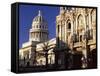 Capitolio Bathed in Early Morning Light, Havana, Cuba, West Indies-Lee Frost-Framed Stretched Canvas