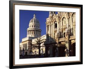 Capitolio Bathed in Early Morning Light, Havana, Cuba, West Indies-Lee Frost-Framed Photographic Print