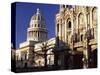 Capitolio Bathed in Early Morning Light, Havana, Cuba, West Indies-Lee Frost-Stretched Canvas