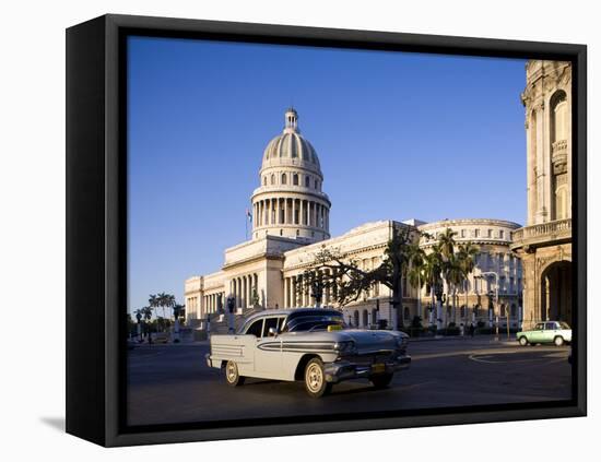 Capitolio, Central Havana, Cuba, West Indies, Central America-Ben Pipe-Framed Stretched Canvas