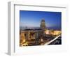 Capitolio Nacional Illuminated at Night, Central Havana, Cuba, West Indies, Caribbean-Christian Kober-Framed Photographic Print