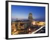 Capitolio Nacional Illuminated at Night, Central Havana, Cuba, West Indies, Caribbean-Christian Kober-Framed Photographic Print