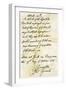 Capitulation Document from Lord Cornwallis to General Washington at Yorktown, c.1781-null-Framed Giclee Print