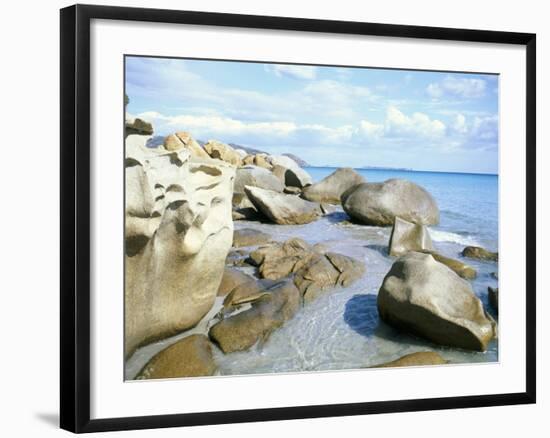 Capo Boi, Southeast Coast, Island of Sardinia, Italy, Mediterranean-Oliviero Olivieri-Framed Photographic Print