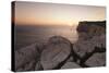 Capo Caccia at Sunset, Province Nurra, Sardinia, Italy, Mediterranean, Europe-Markus Lange-Stretched Canvas