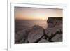 Capo Caccia at Sunset, Province Nurra, Sardinia, Italy, Mediterranean, Europe-Markus Lange-Framed Photographic Print