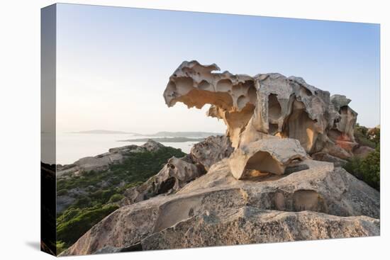 Capo D'Orso at Sunset, Palau, Sardinia, Italy, Mediterranean, Europe-Markus Lange-Stretched Canvas