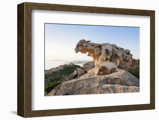 Capo D'Orso at Sunset, Palau, Sardinia, Italy, Mediterranean, Europe-Markus Lange-Framed Photographic Print
