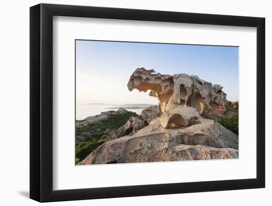 Capo D'Orso at Sunset, Palau, Sardinia, Italy, Mediterranean, Europe-Markus Lange-Framed Photographic Print