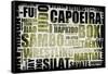 Capoeira-kentoh-Framed Stretched Canvas