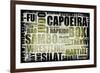 Capoeira-kentoh-Framed Art Print