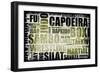 Capoeira-kentoh-Framed Art Print