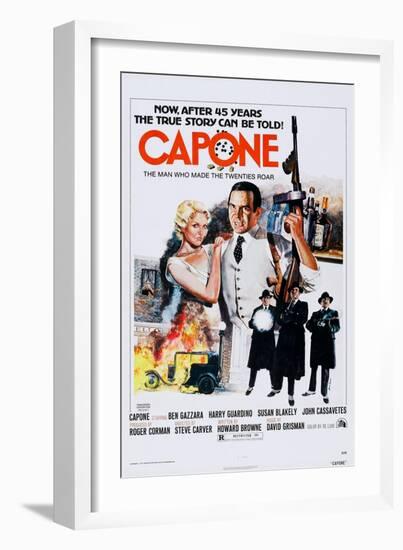 Capone, Top from Left: Susan Blakely, Ben Gazzara, 1975-null-Framed Art Print